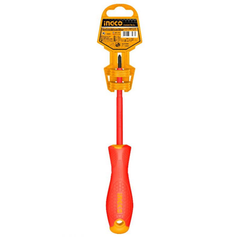 Destornillador Aislado PH2 × 100 mm HISD81PH2100 | INGCO Destornillador Aislado PH2 × 100 mm HISD81PH2100 | INGCO