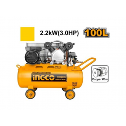 COMPRESOR DE AIRE 3HP 100L INGCO