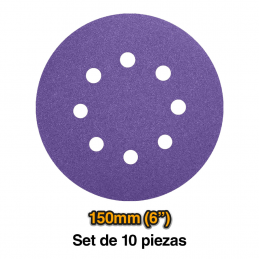 Set de Lijas para Lijadora de Pared de 6 Piezas de 225mm/9 INGCO