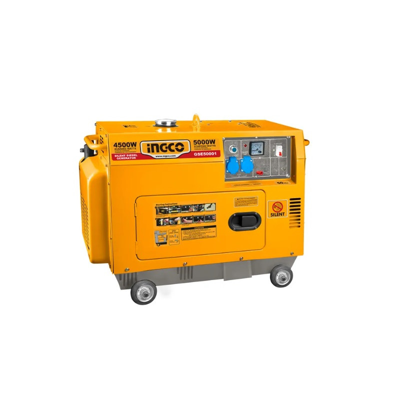 GENERADOR DIESEL SILENCIOSO 5,0KW (GSE50001) INGCO GENERADOR DIESEL SILENCIOSO 5,0KW (GSE50001) INGCO